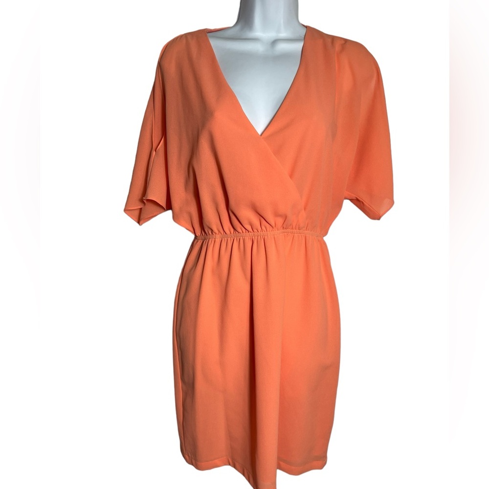 Gianni Bini‎ dress size small open shoulder orange summer mini dress 🧡🧡